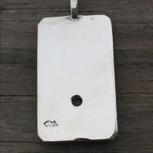 Chariot Tarot Card Pendant .925 Sterling Silver w/ genuine Citrine made in USA - Picture 7 of 9